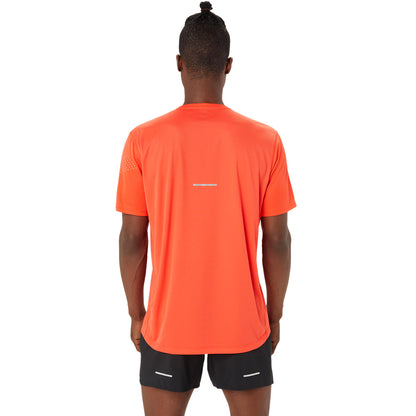 Asics Herrenlaufshirt Icon SS Top - leicht, atmungsaktiv & schnelltrocknend für maximalen Komfort beim Laufen und Training