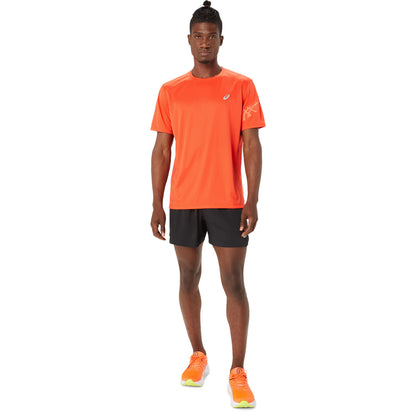 Asics Herrenlaufshirt Icon SS Top - leicht, atmungsaktiv & schnelltrocknend für maximalen Komfort beim Laufen und Training