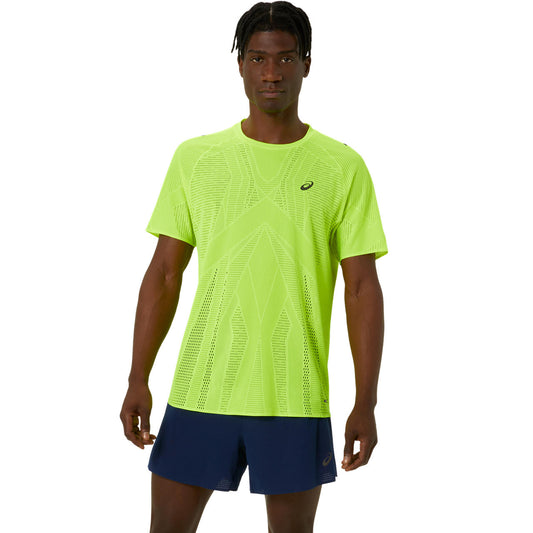 Asics Herrenshirt Metarun SS Top – neongelb / S