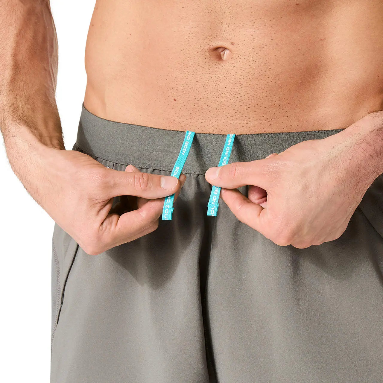 Asics Herrenlaufshort Road 5IN, truffle grey – Bild 