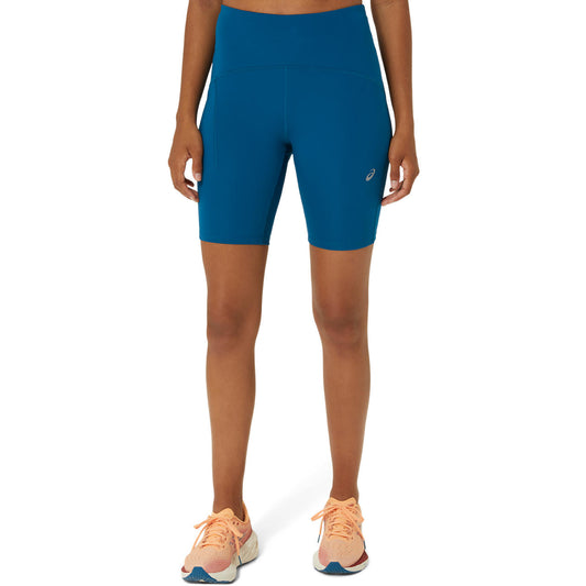 Asics Damenlaufhose Road High Waist 8in Sprinter – türkis / 34