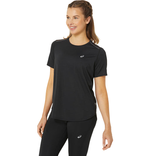 Asics Damenlaufshirt Shirt Road SS Top – schwarz / 34