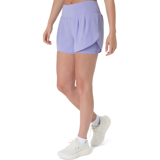 Asics Damenlaufshort Road 2-N-1 3.5IN – lila / 34