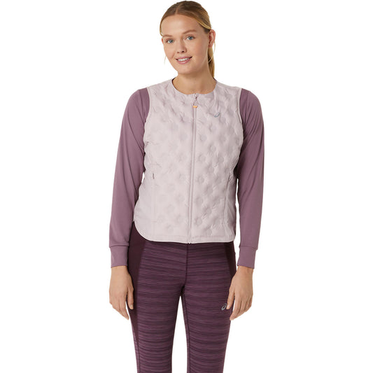 Asics Damenweste Nagino Run Padded Gilet – hell / 40