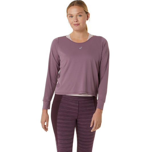 Asics Damenlaufshirt Nagino Run LS Top – violett / 38