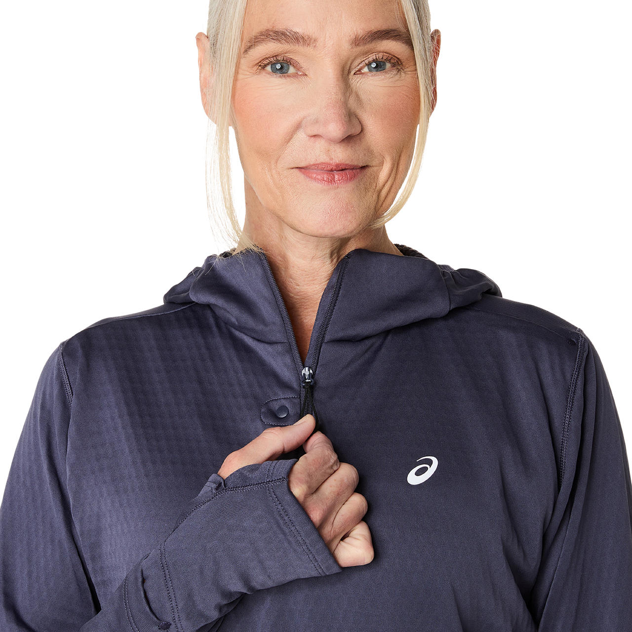 Asics Damenjacke Road Winter LS Hoodie - machsport – Bild 