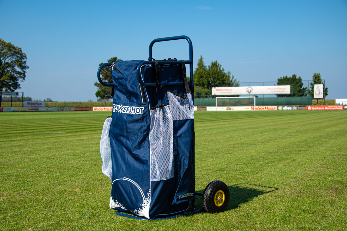 Powershot POWERCART®  - der ultimative Gerätewagen - Fußball blau/weiß