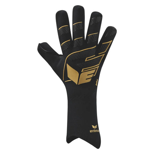 Erima Torwarthandschuhe Aero Claw Legend – Rückansicht – black/gold / 8