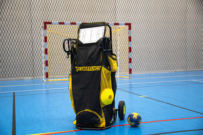 Powershot POWERCART®  - der ultimative Gerätewagen - Handball schwarz/gelb