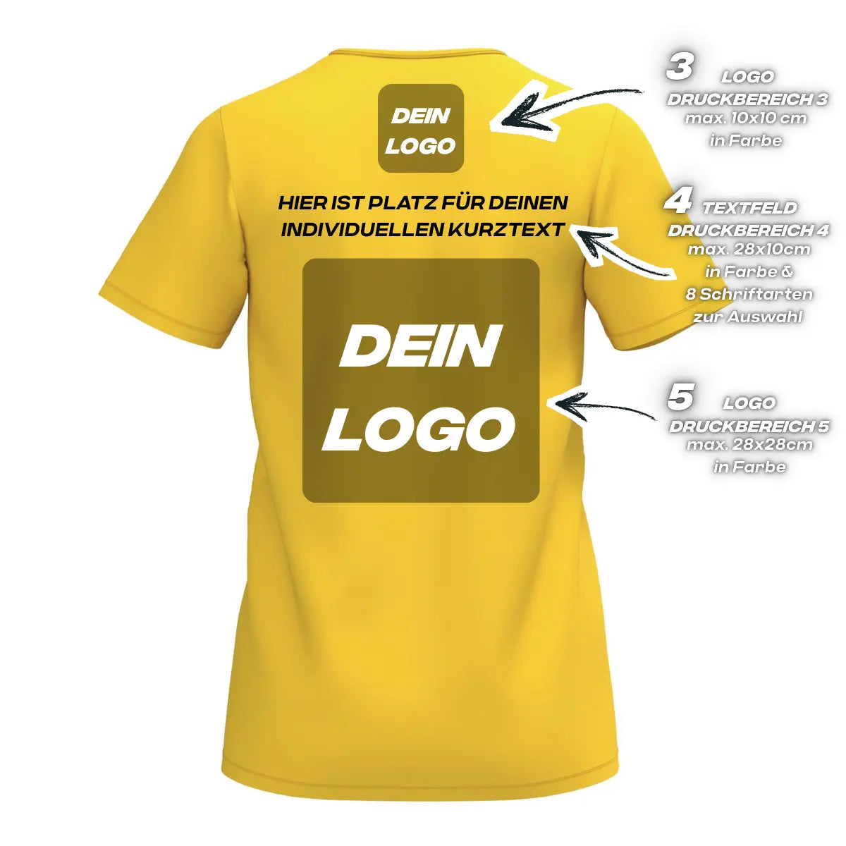 Erima Damenlaufshirt Intro Funktionsteamshirt, gelb - machsport – Bild 
