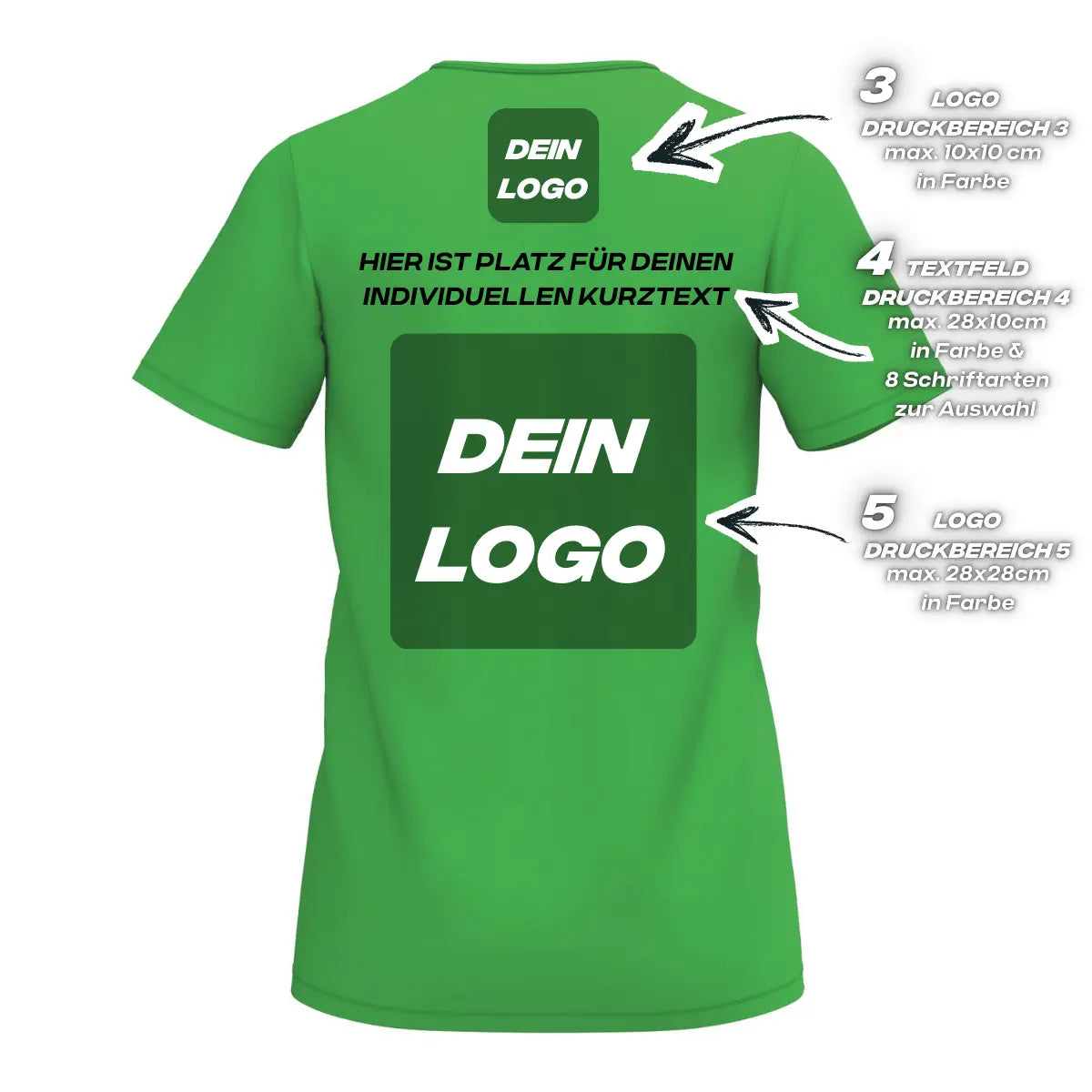 Erima Damenlaufshirt Intro Funktionsteamshirt, grün - machsport – Bild 