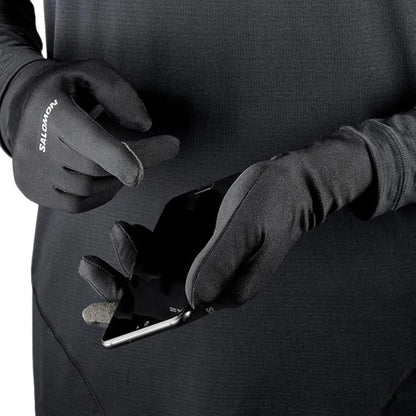 Salomon Laufhandschuhe Gloves Cross Warm, leichte Laufhandschuhe mit Touchscreen-Funktion - machsport
