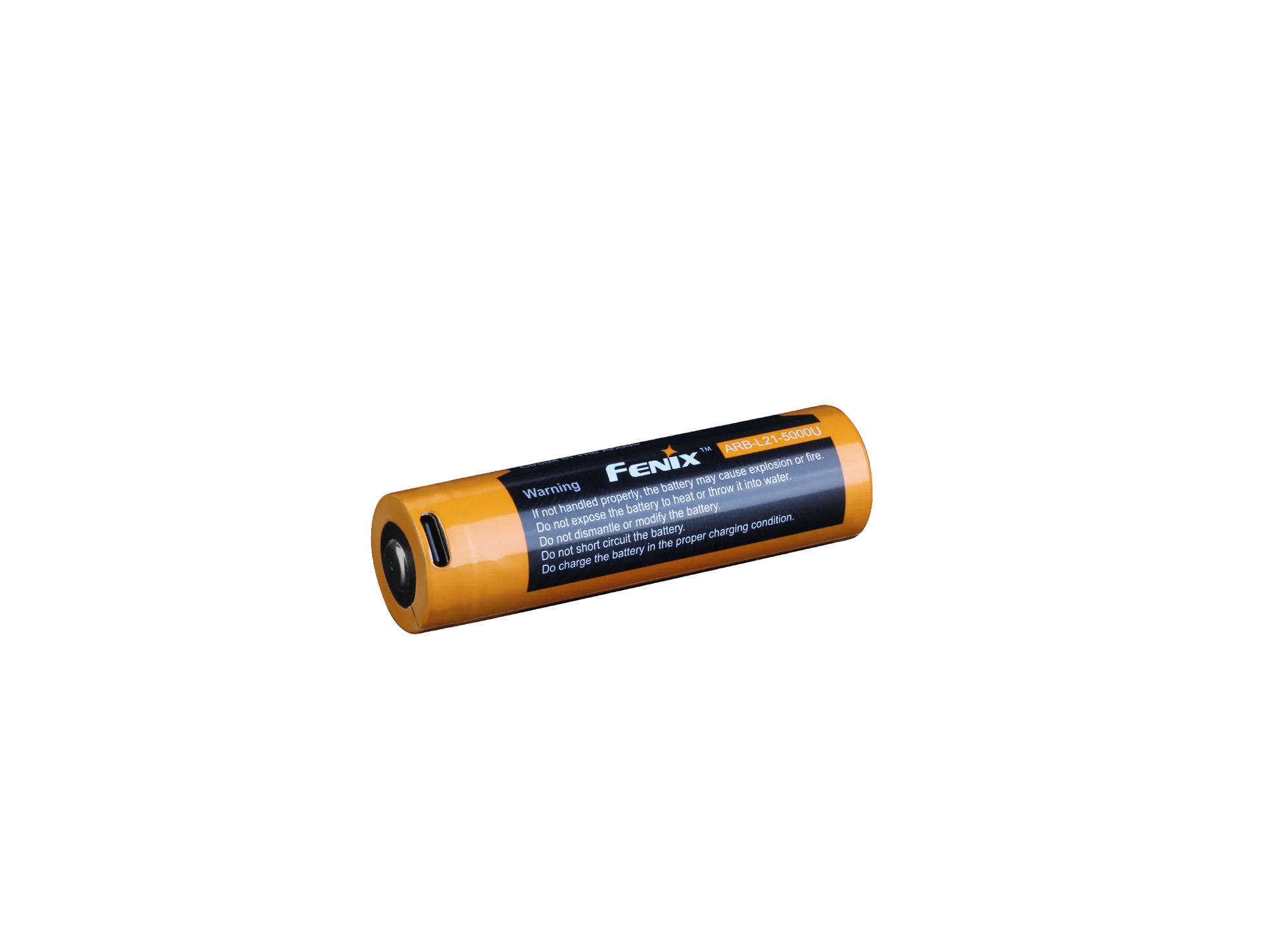 Fenix ARB-L21-5000U – 21700 Li-Ion Akku mit 5000 mAh, inkl. USB C Ladeanschluss – Bild 
