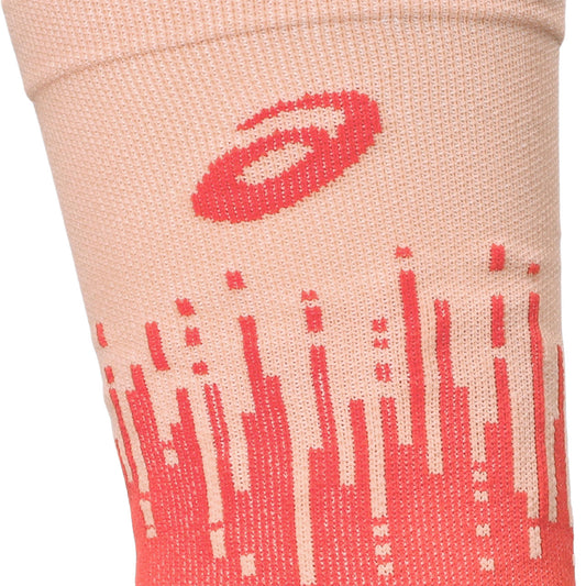 Asics Laufsocken Performance Run Sock Crew – Rückansicht – pink / 35-38