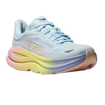 Hoka Damenlaufschuhe Bondi 9, glimmering blue / overcast