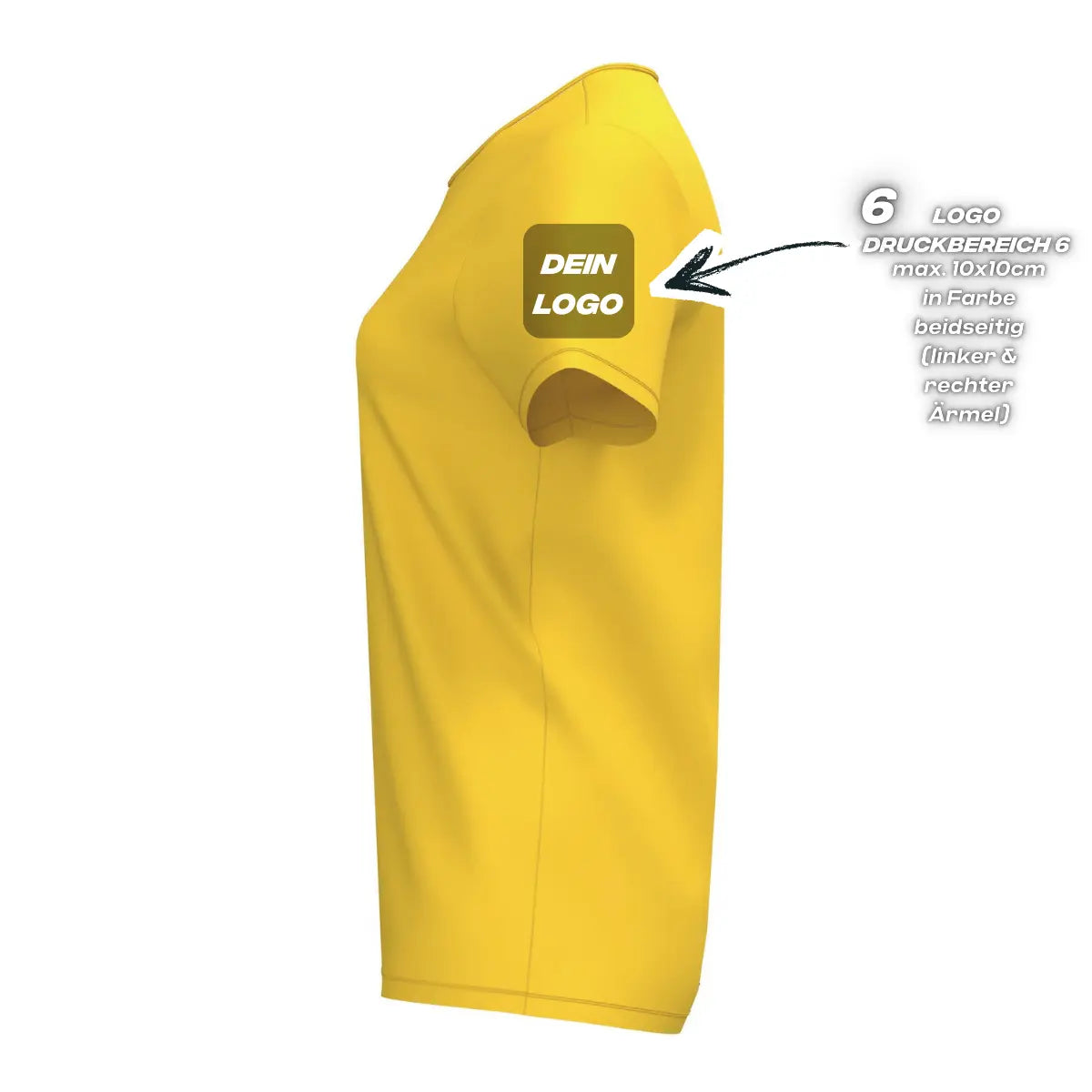 Erima Damenlaufshirt Intro Funktionsteamshirt, gelb - machsport – Bild 