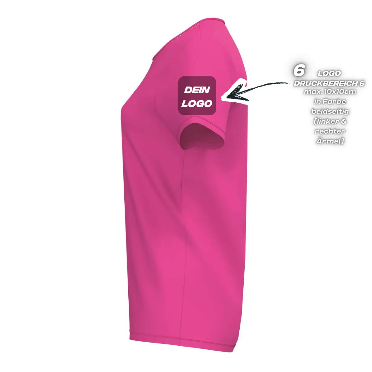 Erima Damenlaufshirt Intro Funktionsteamshirt, pink - machsport