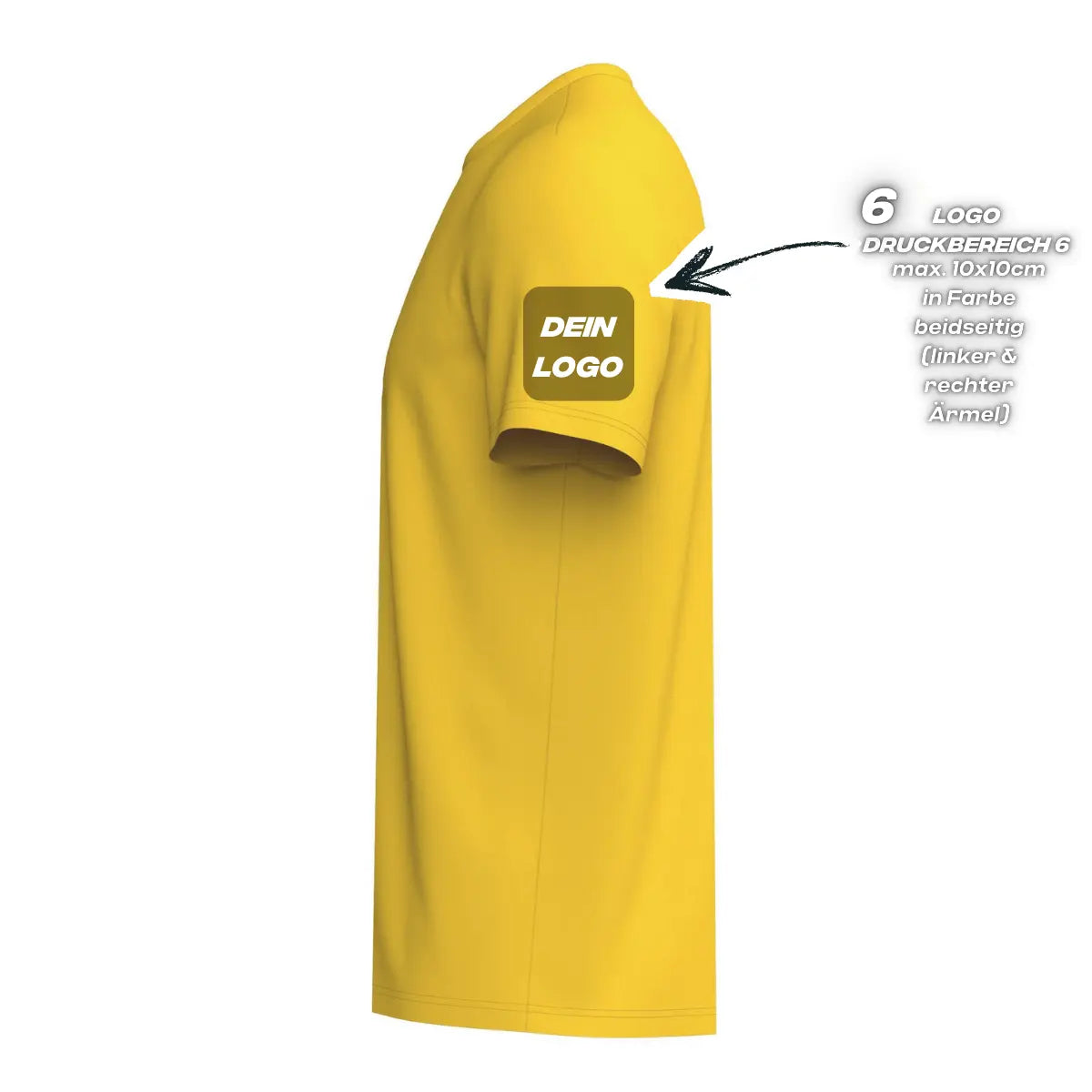 Erima Herrenlaufshirt Intro Funktionsteamshirt, gelb - machsport – Bild 