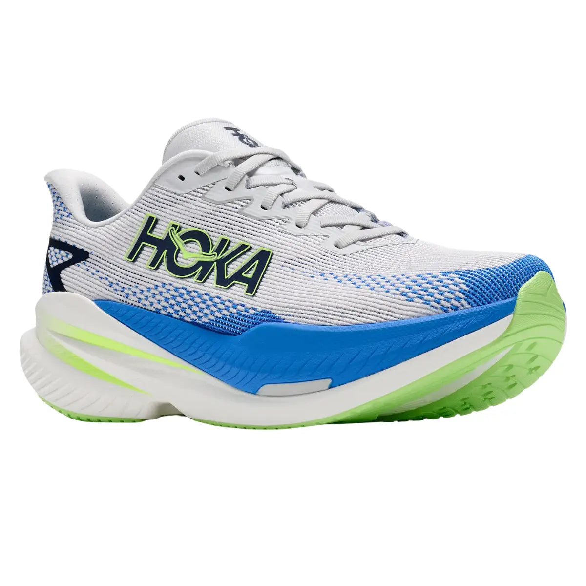 Hoka Herrenlaufschuhe Mach X3, cosmic grey / virtual blue – Bild 