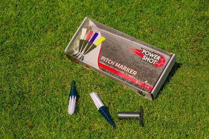 Powershot PITCHMARKER Markierungshilfe - 25er Set + Eintriebshilfe