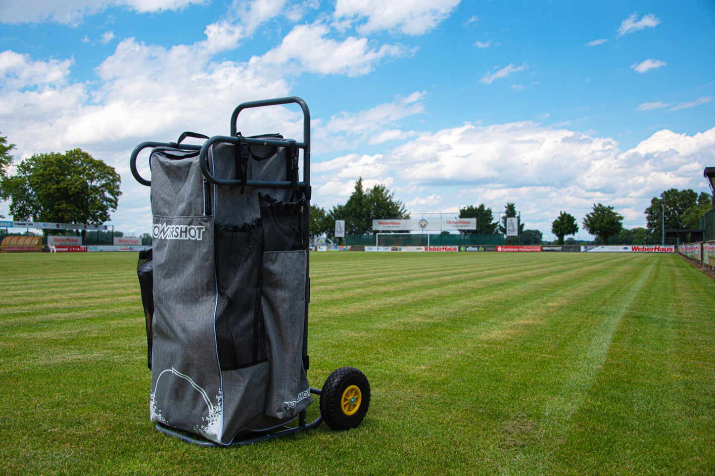 Powershot POWERCART®  - der ultimative Gerätewagen - Fußball grau/weiß