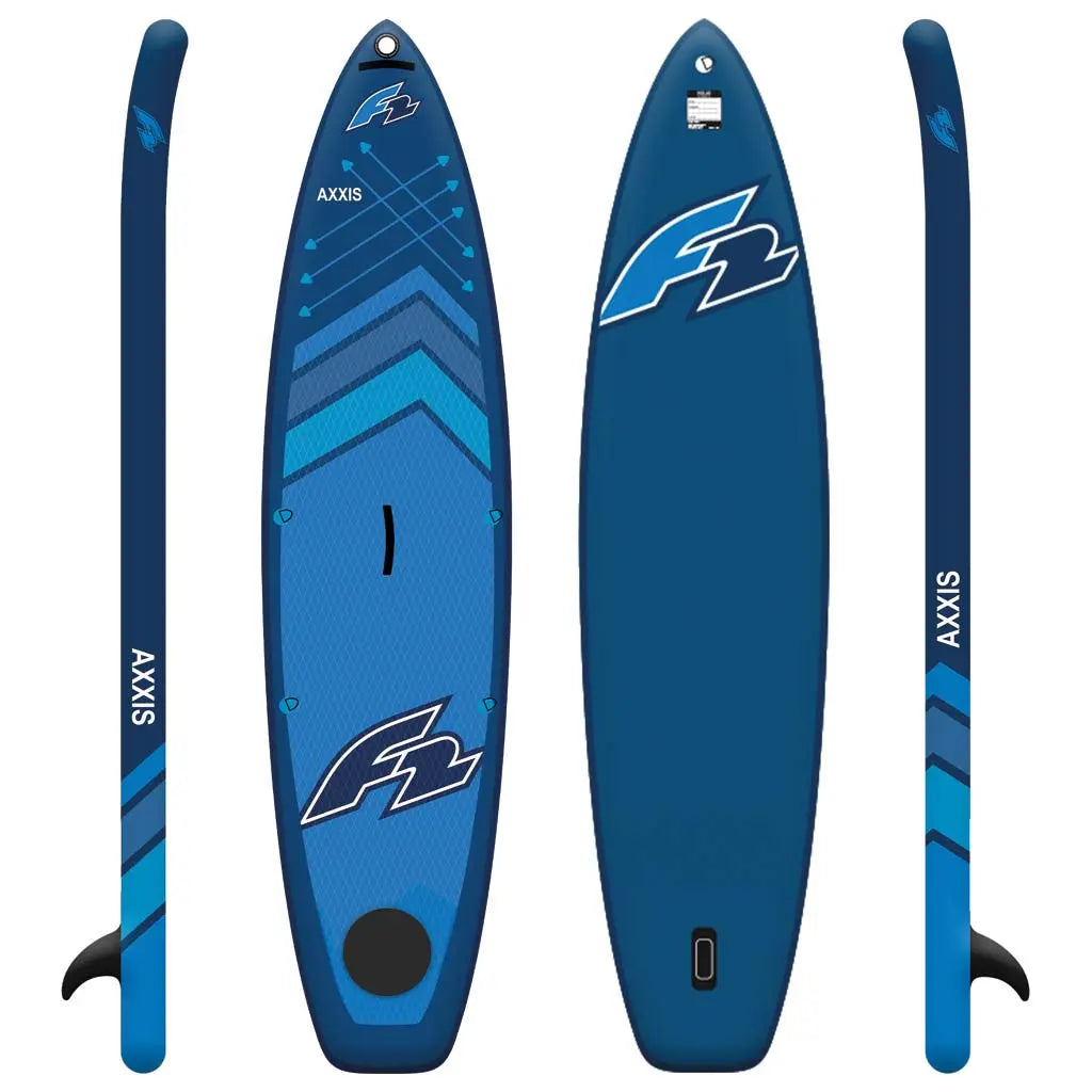 F2 Sup Axxis Smart 10,5'' Navy, aufblasbares SUP Board mit Smart Box und Akku-Pumpe für Touren und Freizeit - machsport – Bild 