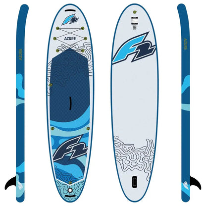 F2 Sup Azure Blue 2026 10,5'', aufblasbares Allround SUP Board für Touren, Freizeit und Einsteiger - machsport