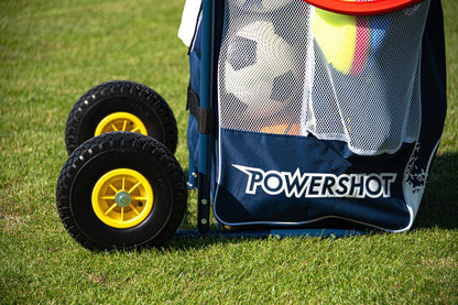 Powershot POWERCART®  - der ultimative Gerätewagen - Fußball blau/weiß