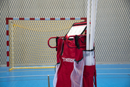 Powershot POWERCART®  - der ultimative Gerätewagen - Handball rot/weiß