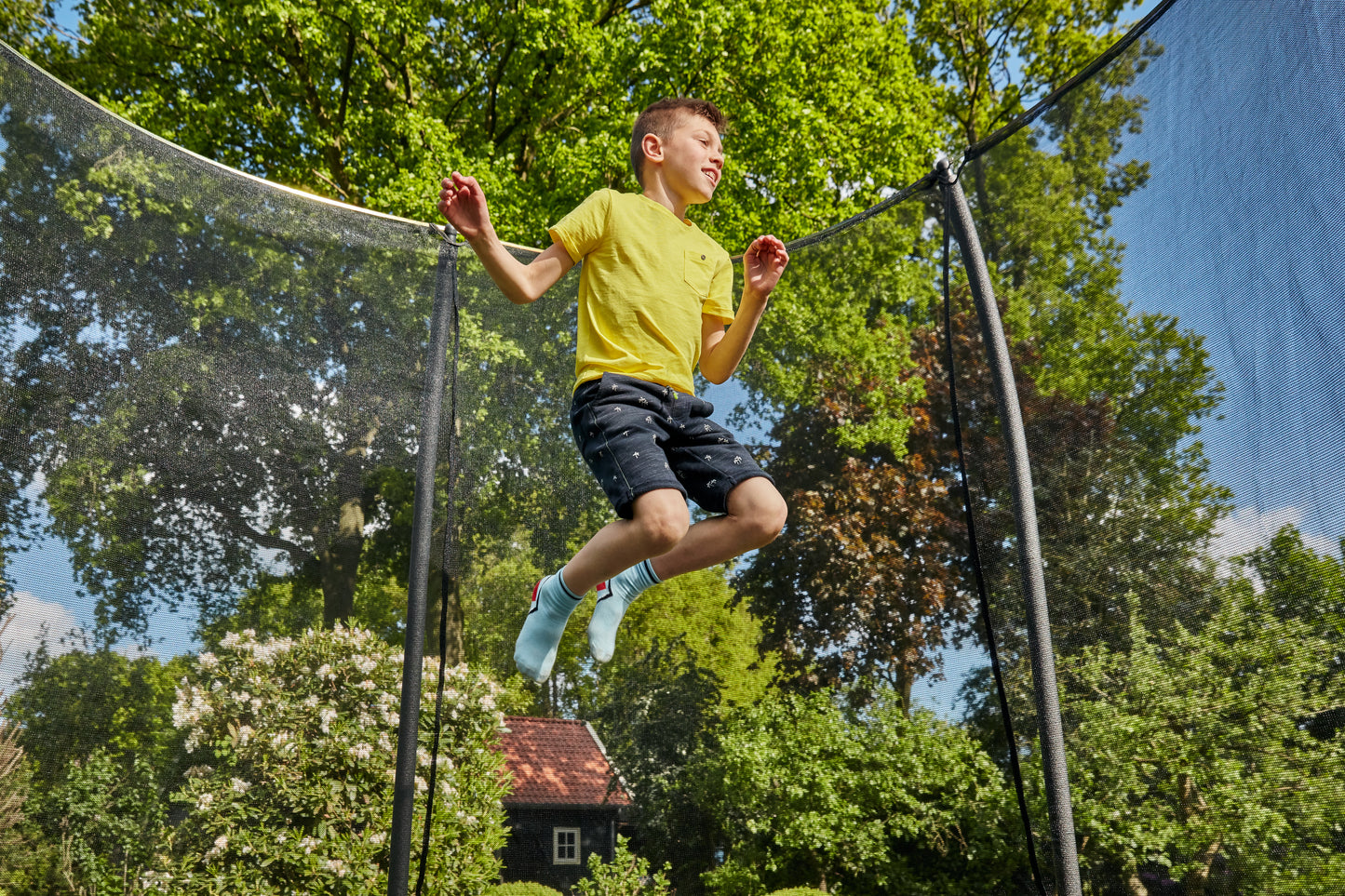 Salta Trampolin Comfort Edition - 251cm - Rund Grün