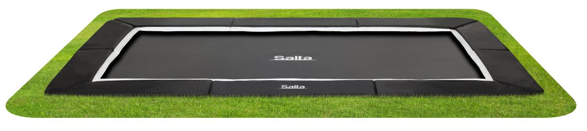 Salta Trampolin Royal Baseground Sports - 305x214cm - Rechteckig Schwarz