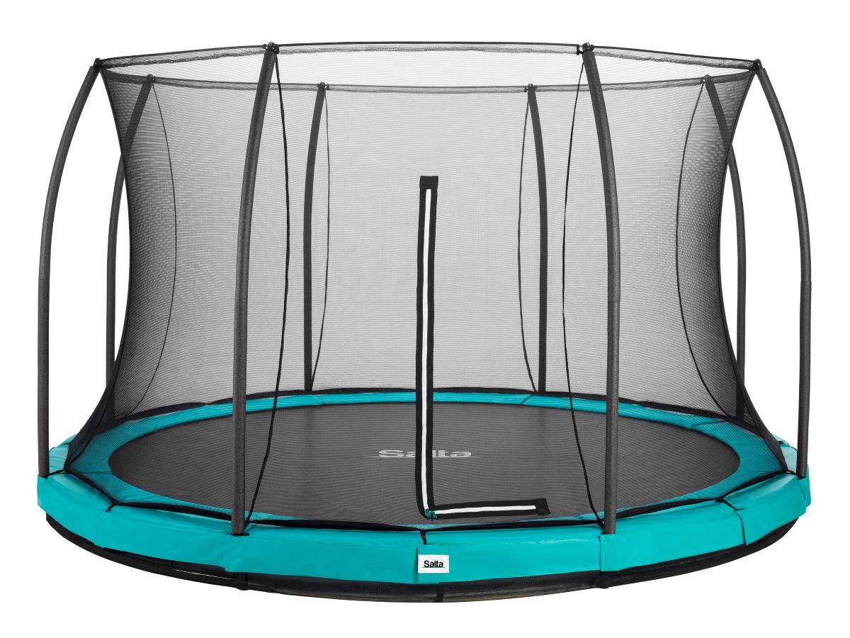 Salta Trampolin Comfort Edition Ground - 366cm - Rund Grün