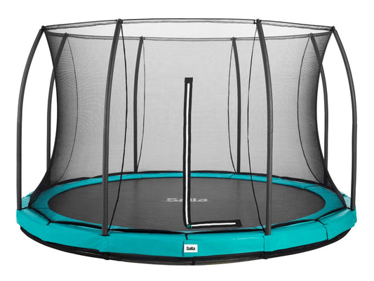 Salta Trampolin Comfort Edition Ground - 427cm - Rund Grün