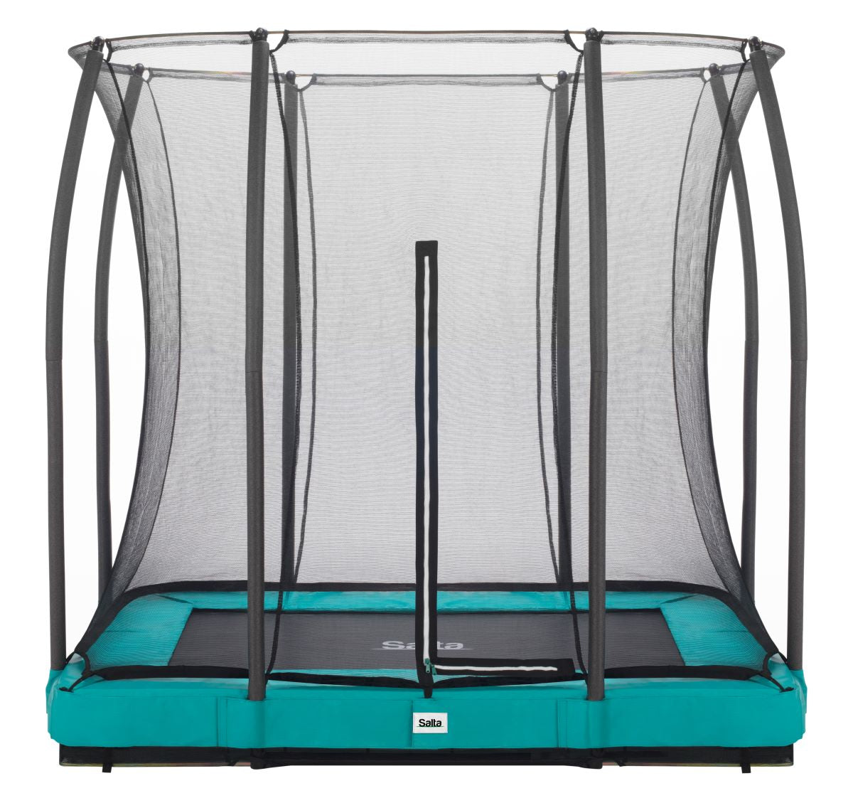 Salta Trampolin Comfort Edition Ground - 214x153cm - Rechteckig Grün