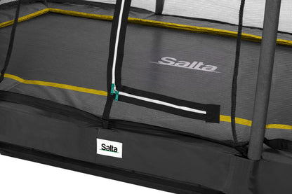 Salta Trampolin Comfort Edition Ground - 366x244cm - Rechteckig Grün