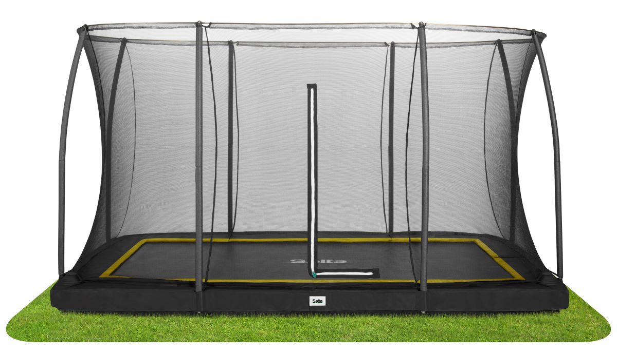 Salta Trampolin Comfort Edition Ground - 366x244cm - Rechteckig Grün