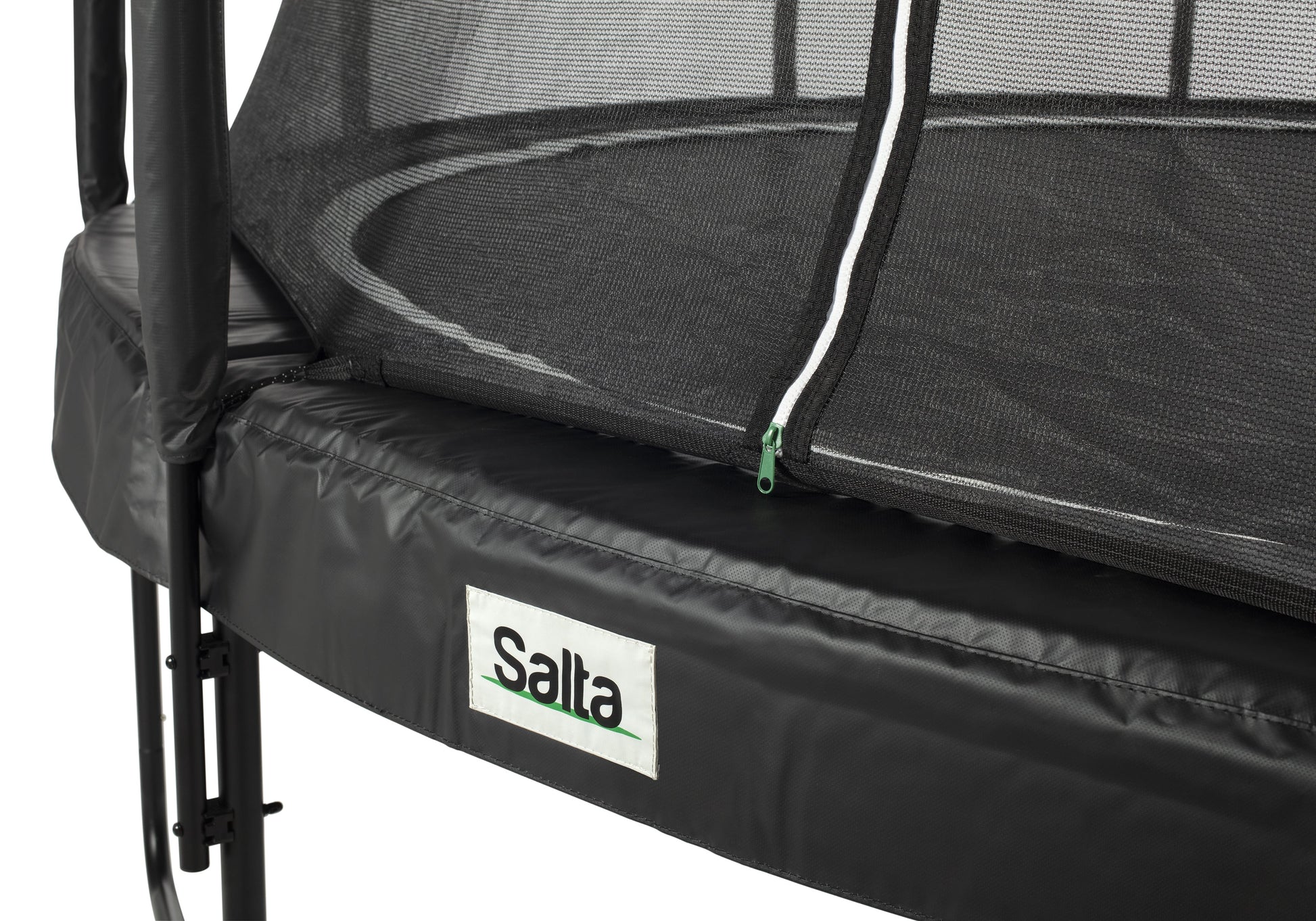 Salta Trampolin Premium Black Edition - 213cm - Rund Schwarz - machsport – Bild 