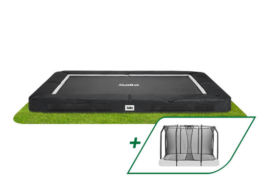 Salta Trampolin Premium Ground - 305x214cm - Rechteckig Schwarz