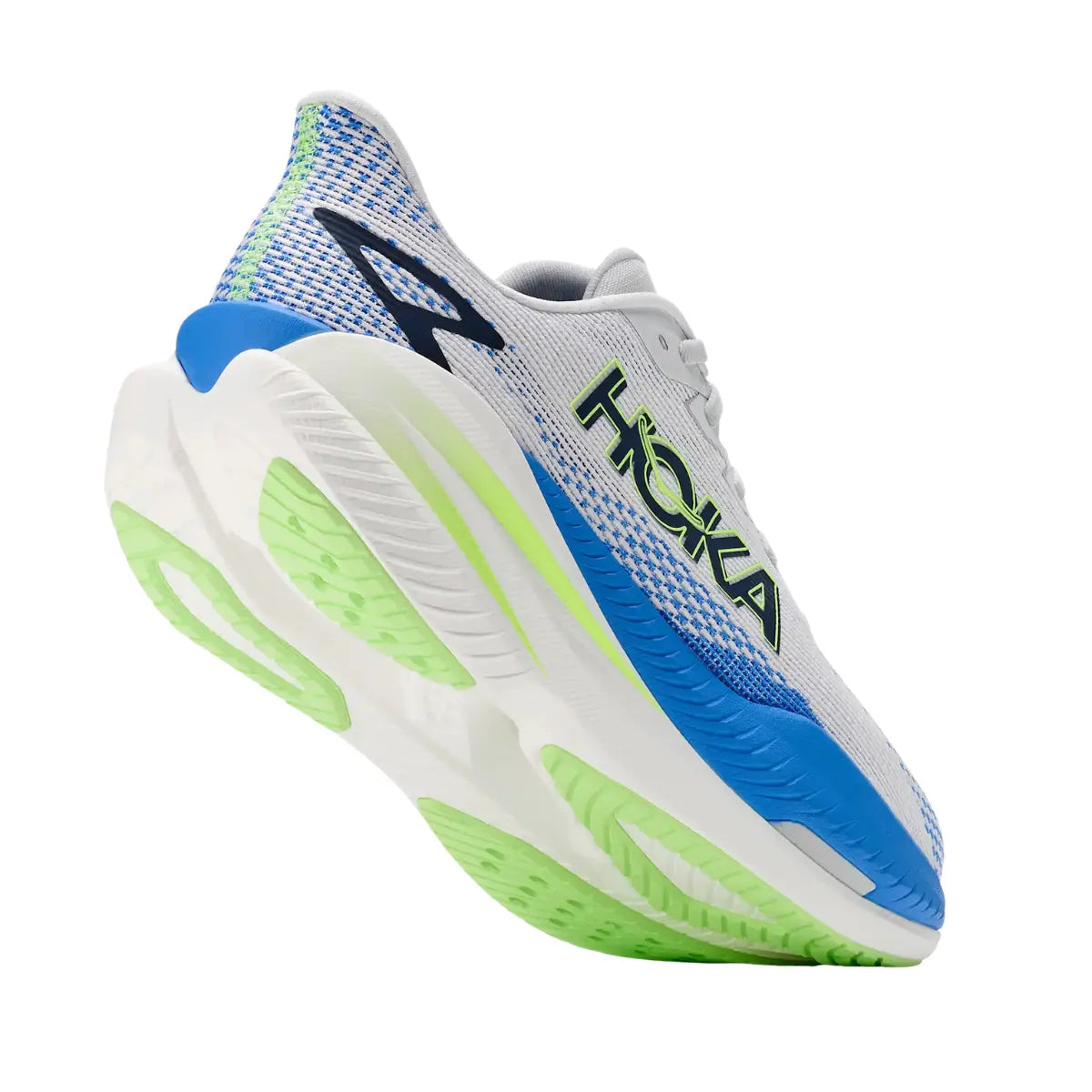 Hoka Herrenlaufschuhe Mach X3, cosmic grey / virtual blue