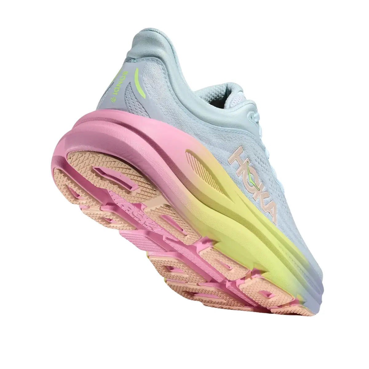 Hoka Damenlaufschuhe Bondi 9, glimmering blue / overcast
