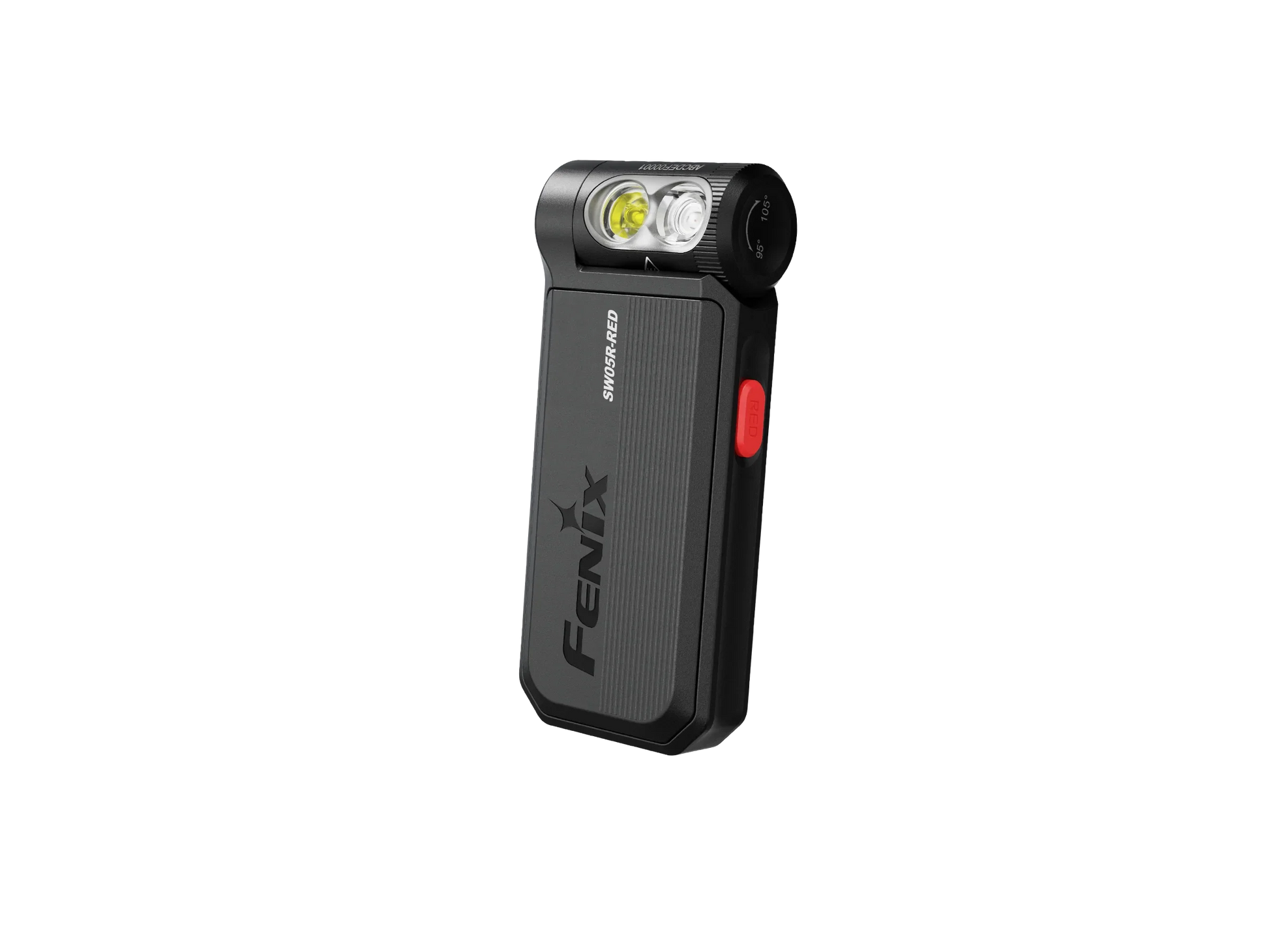 Fenix SW05R-RED kompakte Taschenlampe mit weißem und rotem Licht, 150 Lumen (Weißlicht) – Bild 