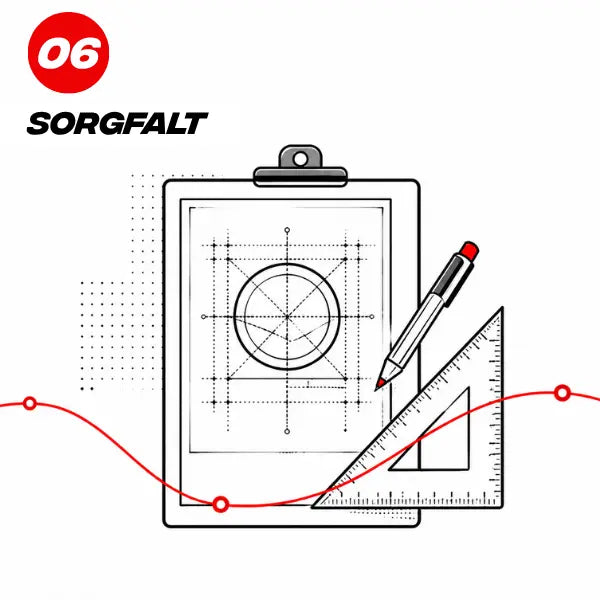 Wert machsport - Sorgfalt