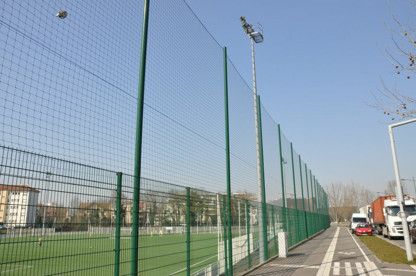 Powershot Spielfeldbegrenzung - Ballfangnetz für Sportplätze