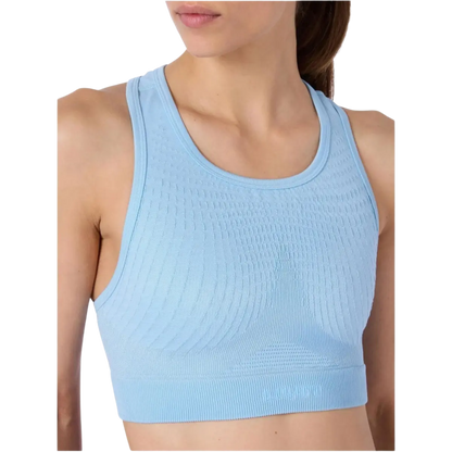 Uyn Damen Sport-BH Running Kymra Schwarz, atmungsaktiver Running Sport-BH mit stabilem Halt