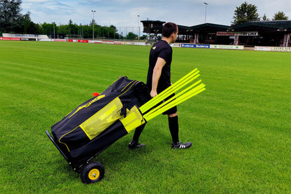 Powershot POWERCART®  - der ultimative Gerätewagen - Fußball schwarz/gelb