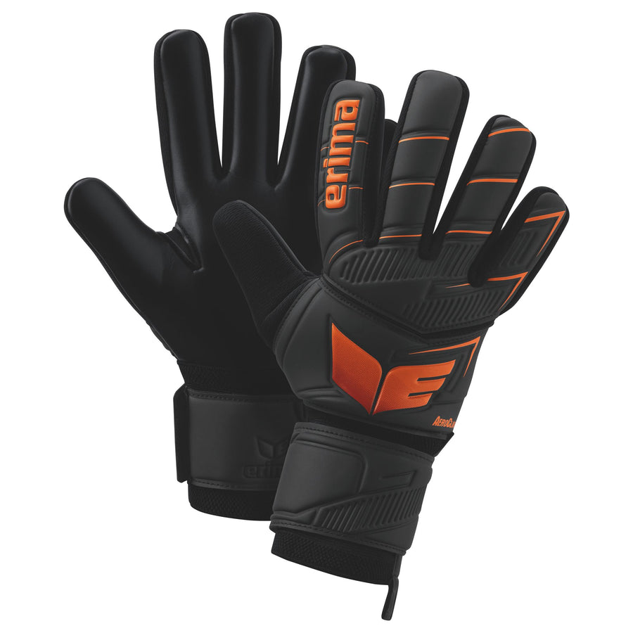 Erima Kindertorwarthandschuhe AeroClaw New Talent, Torwarthandschuhe für Kinder mit Enduro Grip und Negative Cut für Training und Spiel - machsport