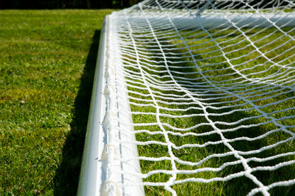 Powershot Fußballnetz - Trapezförmig - 4mm - Weiß