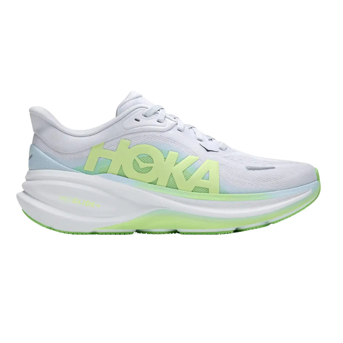 Hoka Damenlaufschuhe Clifton Pro, cosmic grey / neon yuzu – Bild 