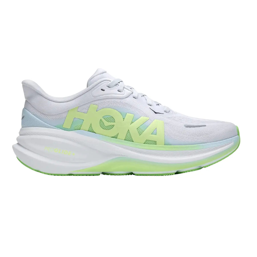 Hoka Damenlaufschuhe Clifton Pro, cosmic grey / neon yuzu