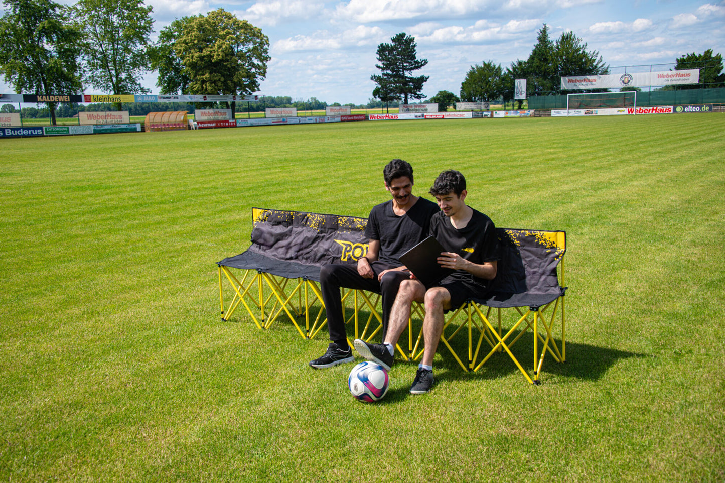 Powershot Faltbare Sitzbank für Spielfeldränder - wetterfest